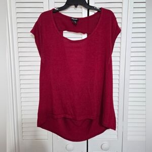 Rouge Collection Women's 4X Draped Back Top